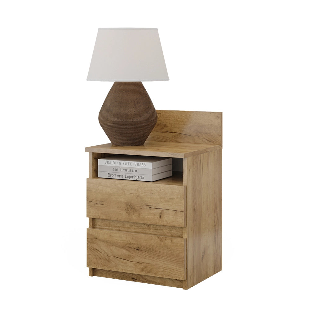 Vicco Comodino camera da letto Quercia dorata 32.3 x 59.1 cm