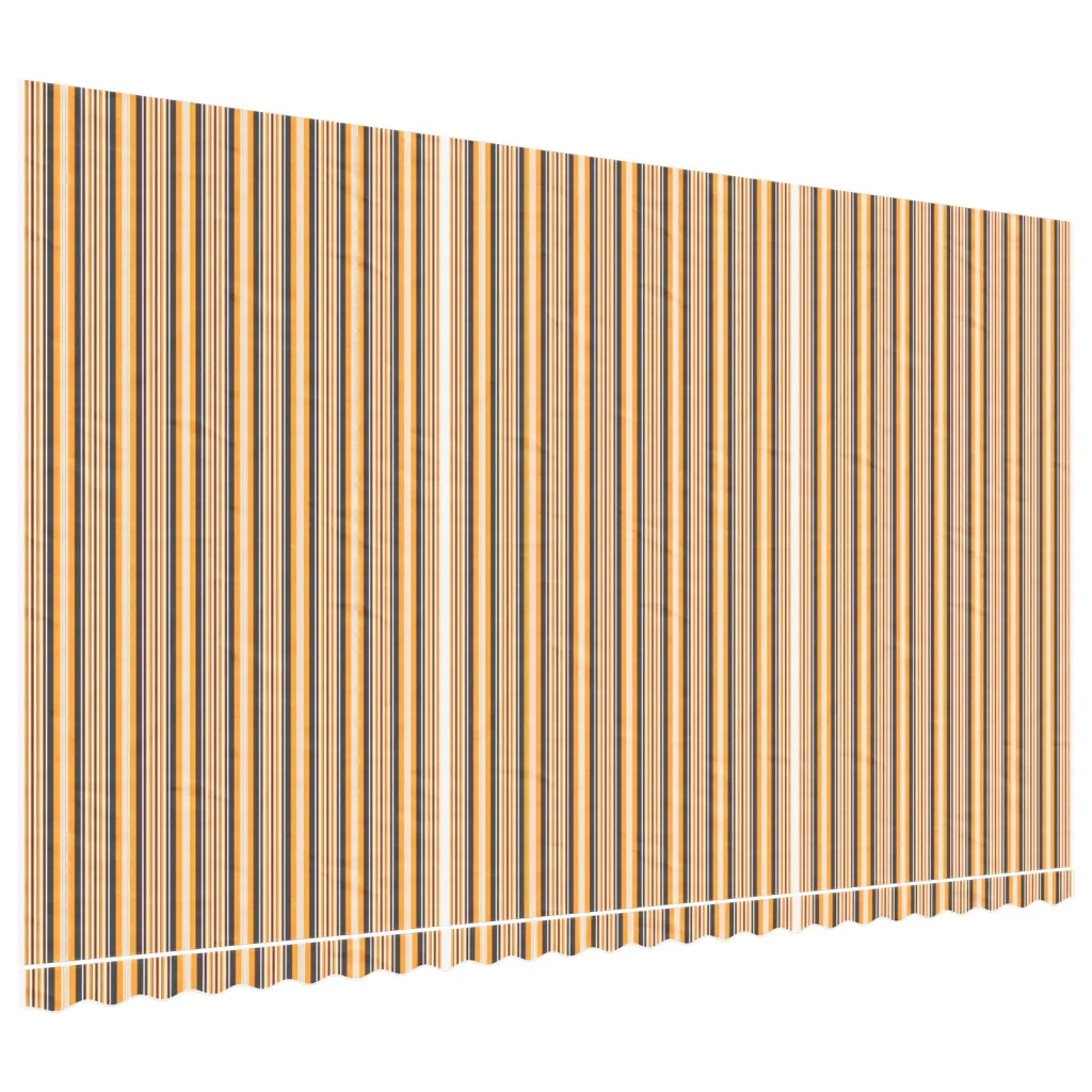 Tessuto di Ricambio per Tenda-Ricambio telo per tenda da sole Strisce Multicolore 6x3,5 m