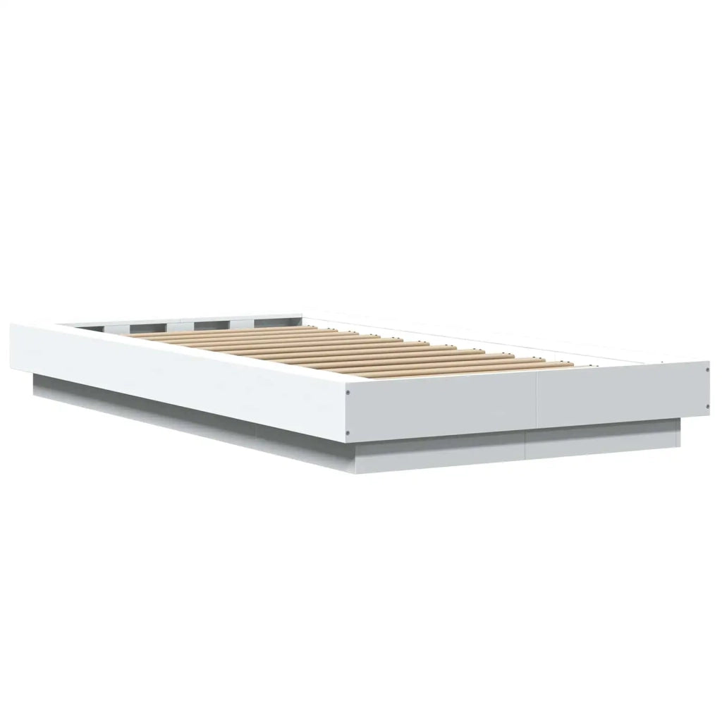 Struttura letto a pavimento Bianco 80 x 210 cm 3429699