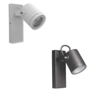 Trade Shop - Applique Parete Orientabile Per Esterno Attacco Gu10 Lampada Da Muro Ip44 539wa-b172 -