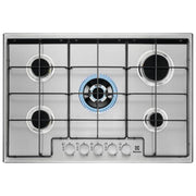 Electrolux EGS7534X Acciaio inox Da incasso 75 cm Gas 5 Fornello(i)