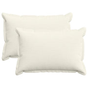 Federa 2 pz HOUTEN Crema 50 x 70 cm corduroy 919501