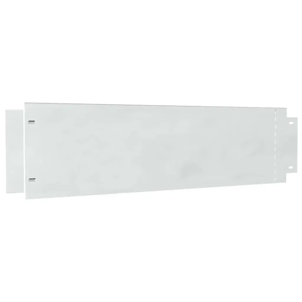 Bordure per prato 10 pz Argento 100 x 25 x 0,07 cm CFW2356516