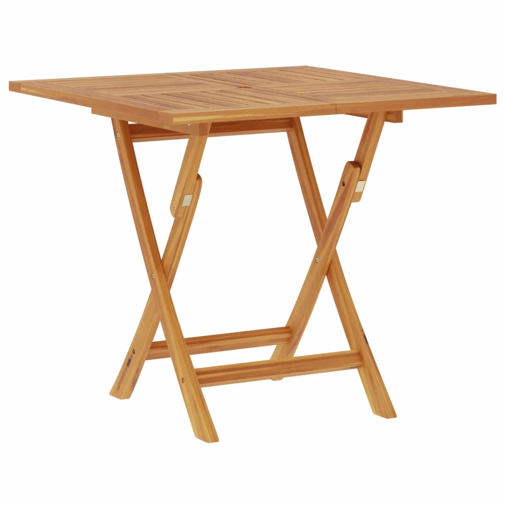 Set bistro da giardino pieghevole da 5 pezzi Naturale 3434101