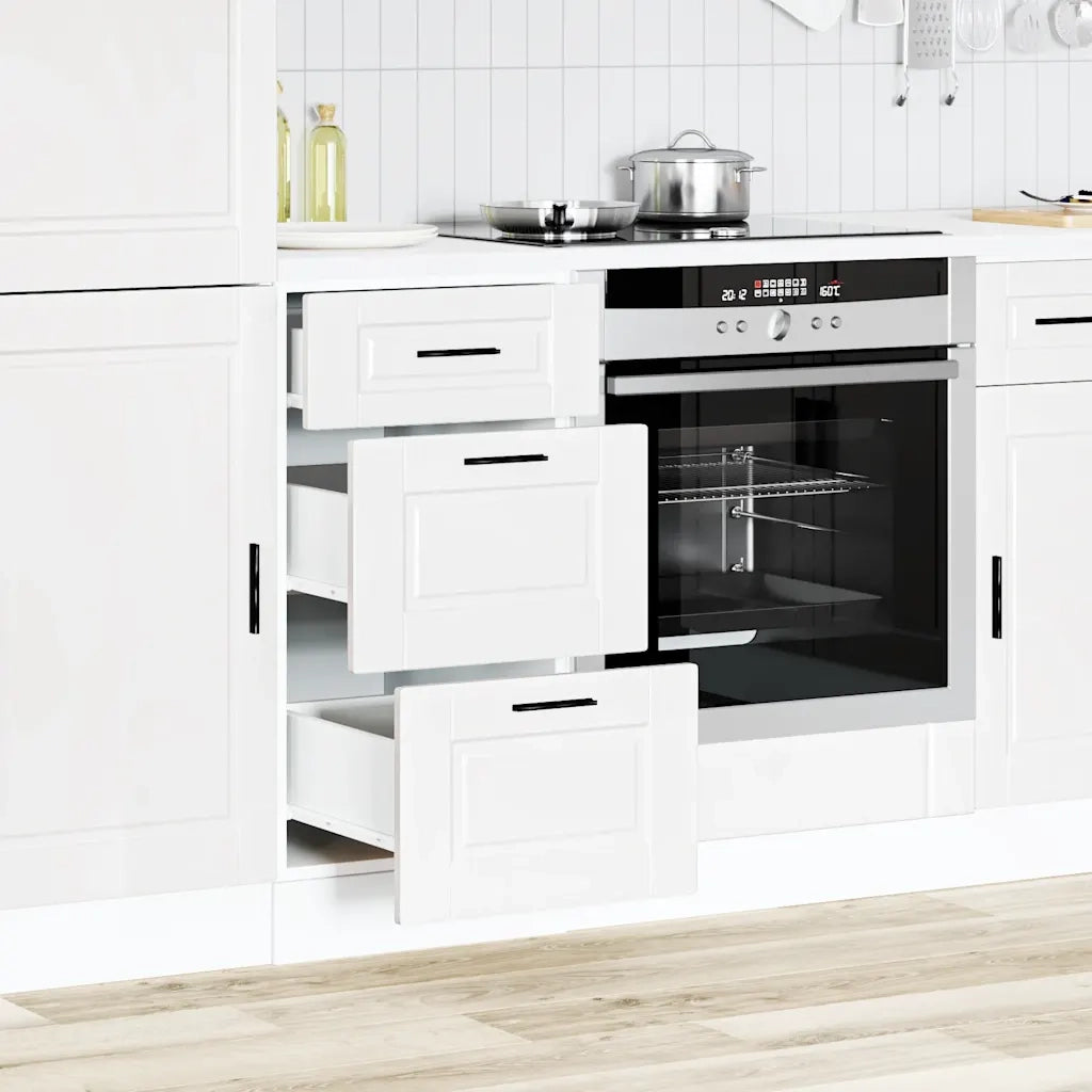 Base da Cucina-Mobile Base da Cucina Porto Bianco in Legno Multistrato 410978