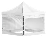Tenda da Campeggio - Tenda Pop Up - Tenda con Pareti Laterali Riscattabili - Inclusa Borsa - Ombrellone per Feste - Bianco