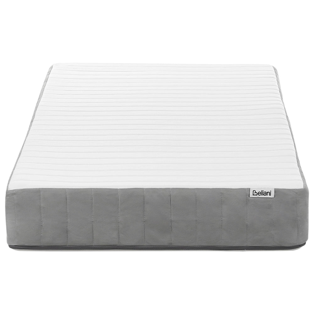 Materasso a molle insacchettate EU misura singola con maniglie imbottitura in memory foam rivestimento rimovibile 90 x 200 cm Rigido Design moderno trapuntato