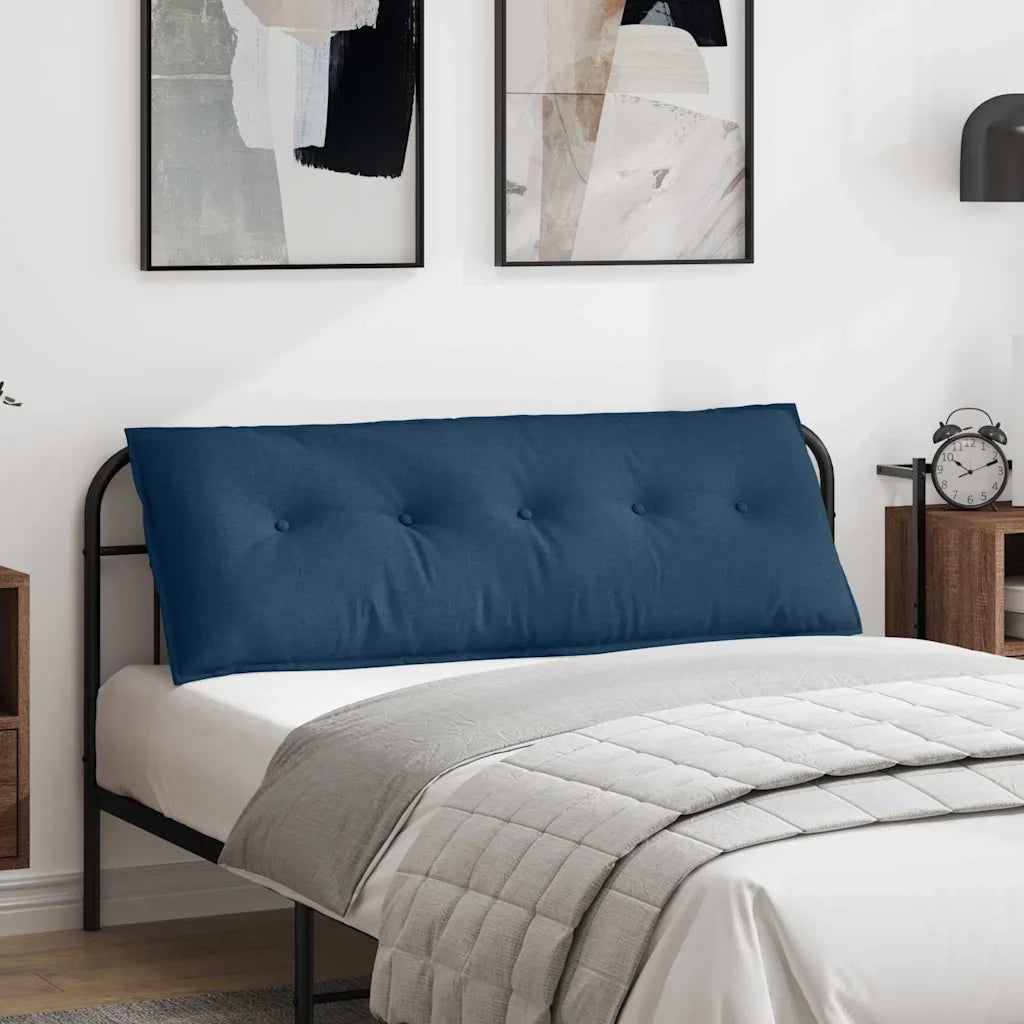 Cuscino per Schiena | Cuscino dorsale Blu 140 x 19 x 50 cm Tessuto