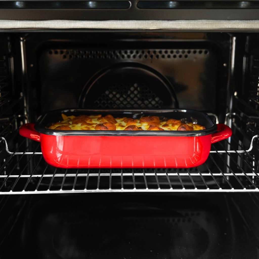 Teglia da forno a induzione smaltata a gas KADAX grande 41 cm 3,4 L