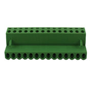 Connettore per PCB ingresso cavi dx femmina 90 14 poli passo 5,00mm Aleyay