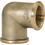 GOMITO FF OTTONE 90 GEBO - 1/2F- 10 pezzi