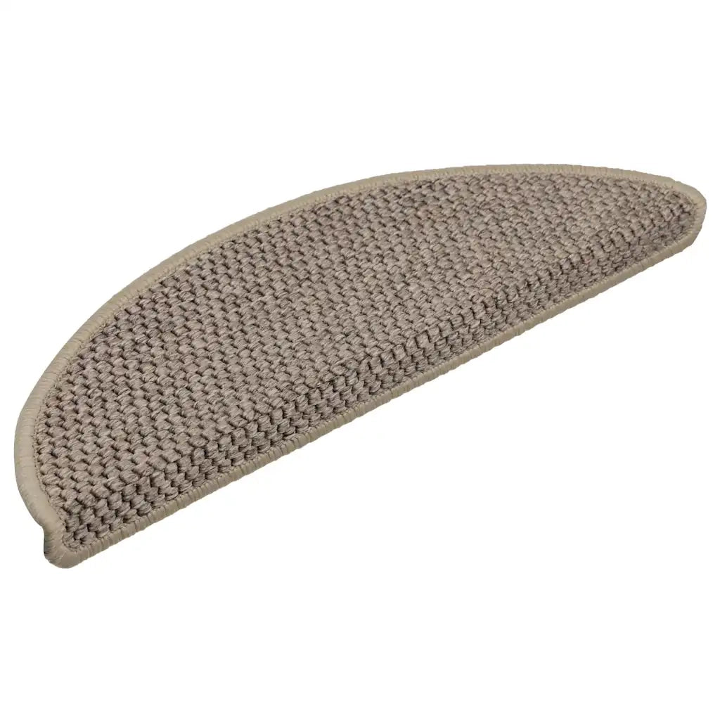 vidaXL Tappeti Adesivi Scale Aspetto Sisal 30 pz 56x17x3cm Beige Scuro