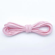 Due paia di cordoncini in cotone di 70 cm di lunghezza - Cordoncini rotondi verniciati di 2,5 mm - Cordoncini robusti rotondi - Cordoncini duraturi - Cordoncini per stivali - Cordoncini in pelle impermeabili - Per scarpe e stivali eleganti