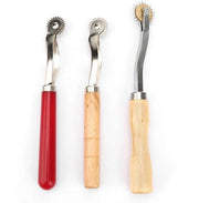 Tracciatore professionale 3 in 1 - Naaigereedschap - Puntina snip - Marcatura stecchi - In acciaio inossidabile - Per pelle/cartone/stoffa/legno - Rotolino da maglia