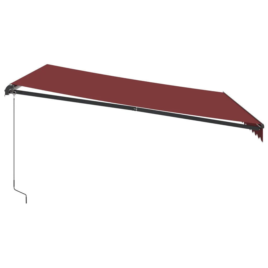 Tenda da Sole Retrattile Manuale con LED BordÃ² 400x350 cm