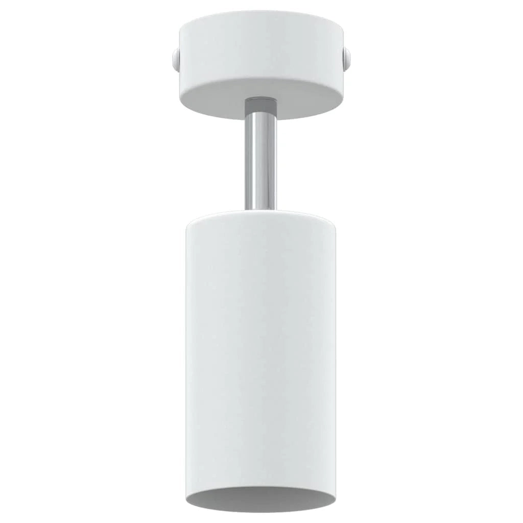 Faretto da soffitto cilindrico moderno orientabile 6 x 6 x 16 cm metallo bianco 02_0058300