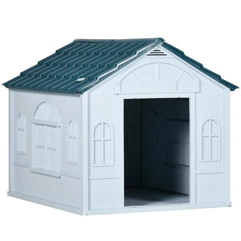 CUCCIA PER CANI DI TAGLIA MEDIA E PICCOLA MAX 20KG IN PP IMPERMEABILE, 65X75.7X63 CM, BLU