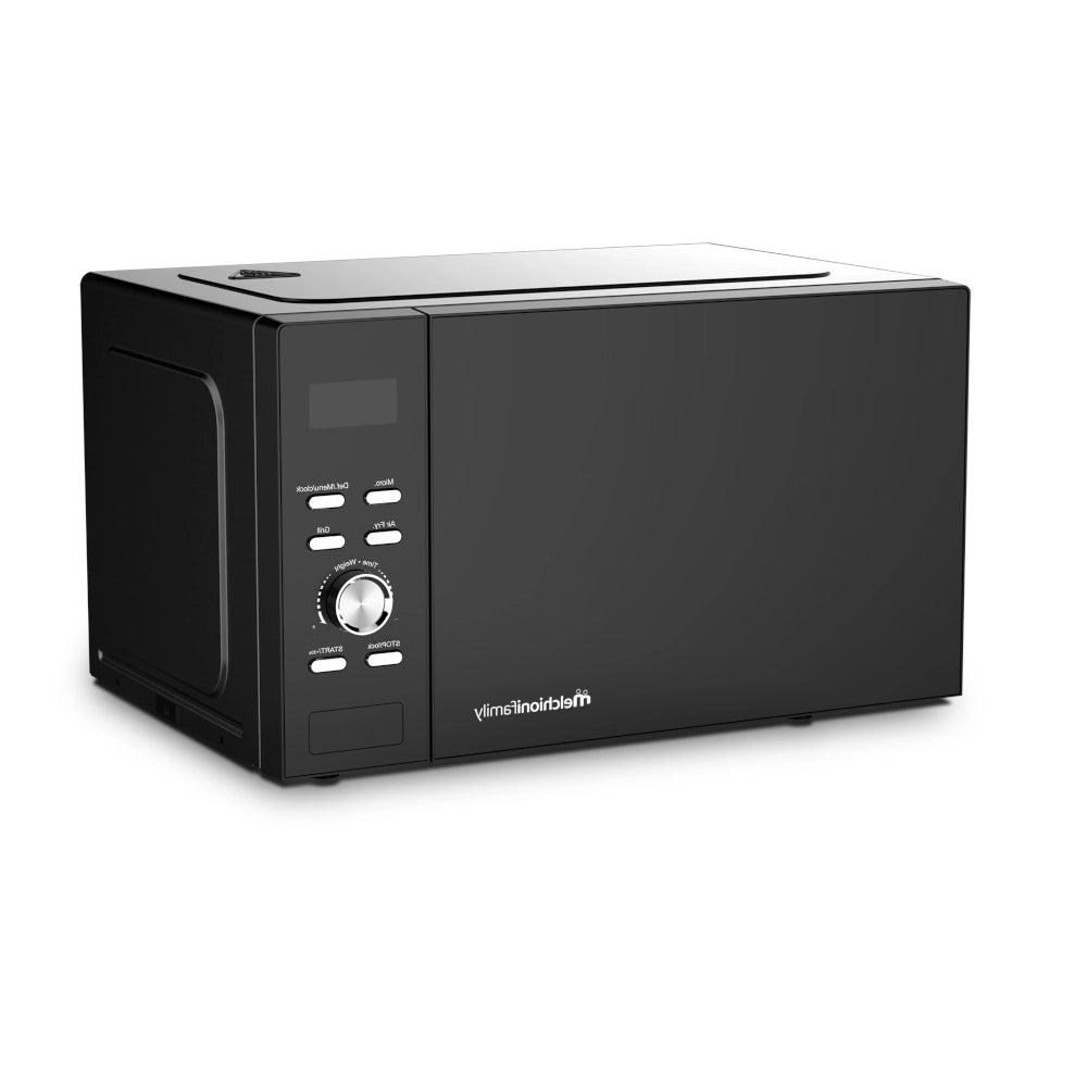 Melchioni Family GOLIA Friggitrice ad Aria e Microonde 2 in 1 con Grill 23L Display Touch Timer Luce Interna Programmi Preimpostati Cottura Rapida e Salutare