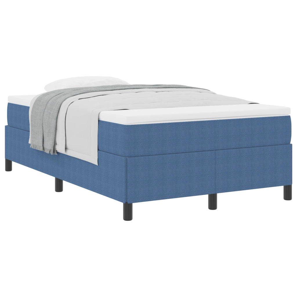 Struttura Letto Blu 120x190 cm in Tessuto Vellutato
