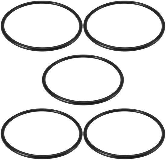 Pompa a filtro O-ringen - Rimpiazzo - Materiale Nitrile - Nero - Compatibile con Bestway - 5 pezzi Copertura filtro