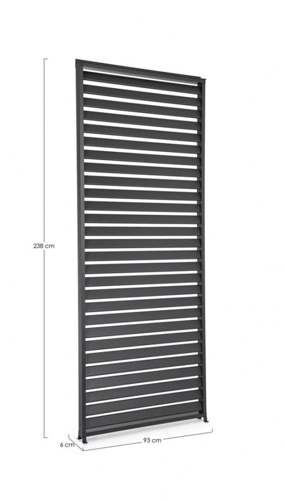 Pannello Frangisole Laterale per Pergola 93x6x238h cm Ocean Antracite