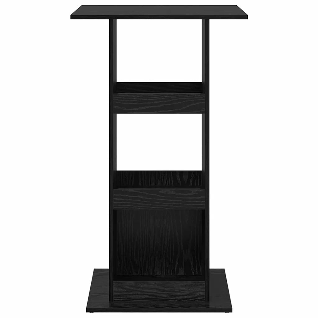 Tavolo da bar 60 x 60 x 100 cm Legno ingegnerizzato Rovere Nero 869244