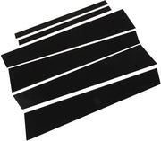 Beccheggio per Finestre - 6 Stuks B-stile Paline di Protezione per Finestre - Luccicante Nero - Duraturo - Adatto per Honda Accord 2008-2012 - Protezione per Porta Laterale
