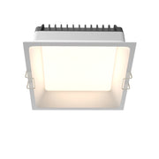 Maytoni lampada da incasso Okno 1 luce LED integrato bianco alluminio