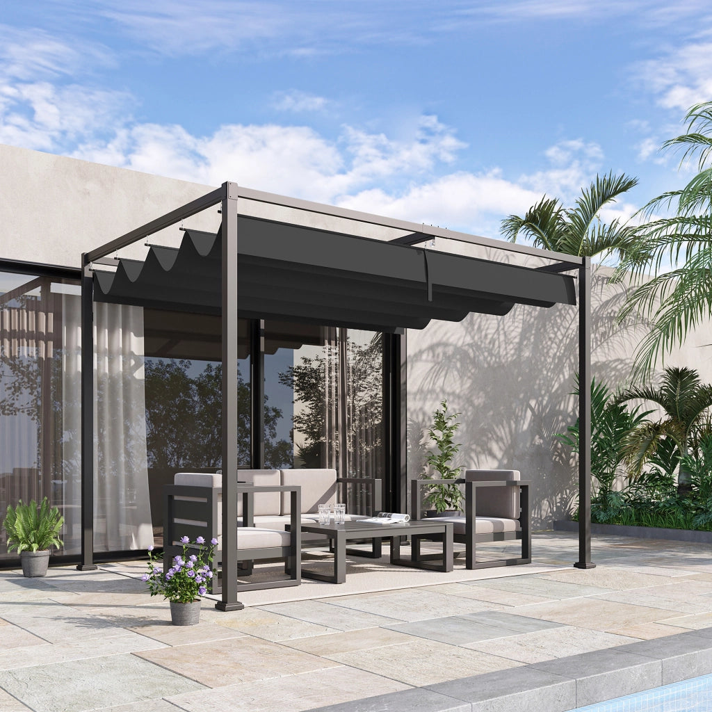 Pergola 3x2m ¨C zephmum ¨C Nero Grigio