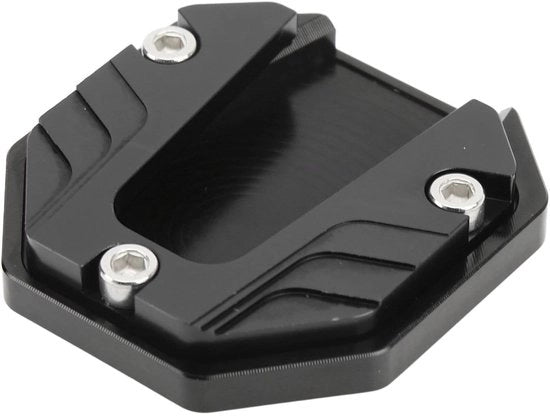 Supporto di Piena Carreggiata in Alluminio di Alta Qualità - Supporto di Piena Carreggiata - Supporto Pedale - Accessorio di Sostegno - Superficie Aumentata - Duraturo e Resistente ai Colpi - Piastra di Sostegno per Motocicletta