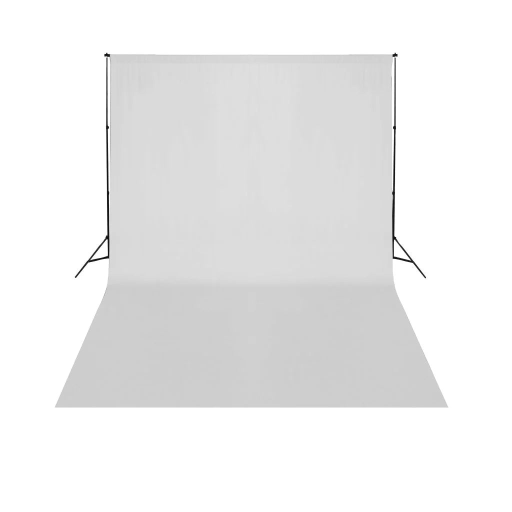Supporto telescopico professionale per fondale e fondale bianco 3 x 5 m 02_0001523