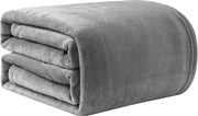 Deken in Fleece - Plaid Caldo e Soffice - 1 pezzo - Grigio - 150 x 200 cm