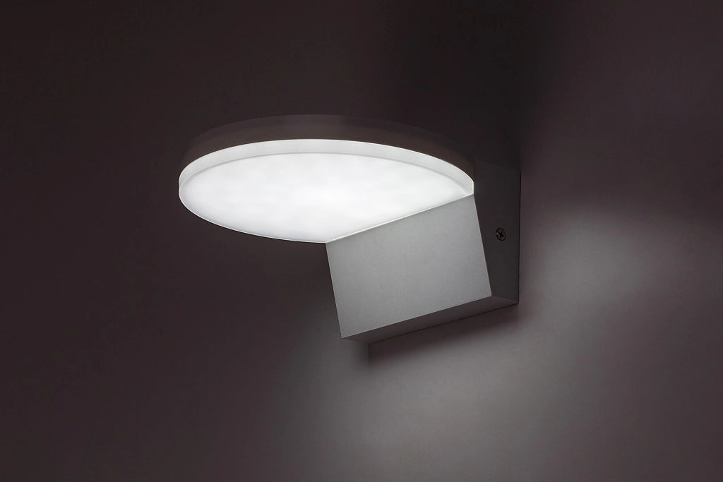Applique esterna bianca tonda LED 9W CCT IP54 Batida Rabalux