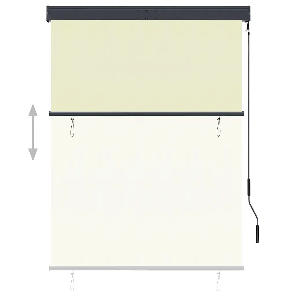 Tenda a Rullo per Esterni 120x250 cm Crema cod mxl 68288