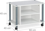 Mobile porta TV con scomparti ripiano e mobiletto mobile per TV da 60 pollici bianco 13_0001659_2