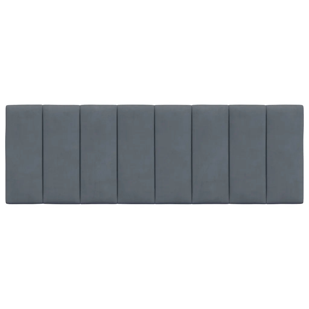 Cuscino Testiera Hanko Grigio Scuro 140 cm in Velluto CFW2896064