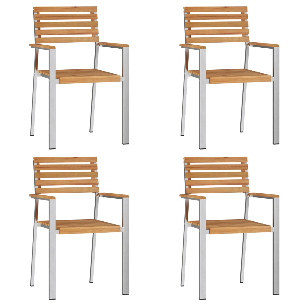 Set pranzo giardino  5 pezzi in legno massello di teak