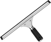 Borsette in gomma professionali, tiristante per finestre multifunzionale, 35 cm, tiristante in silicone, spazzola per vetro in acciaio inossidabile per bagno, vetro, porta doccia