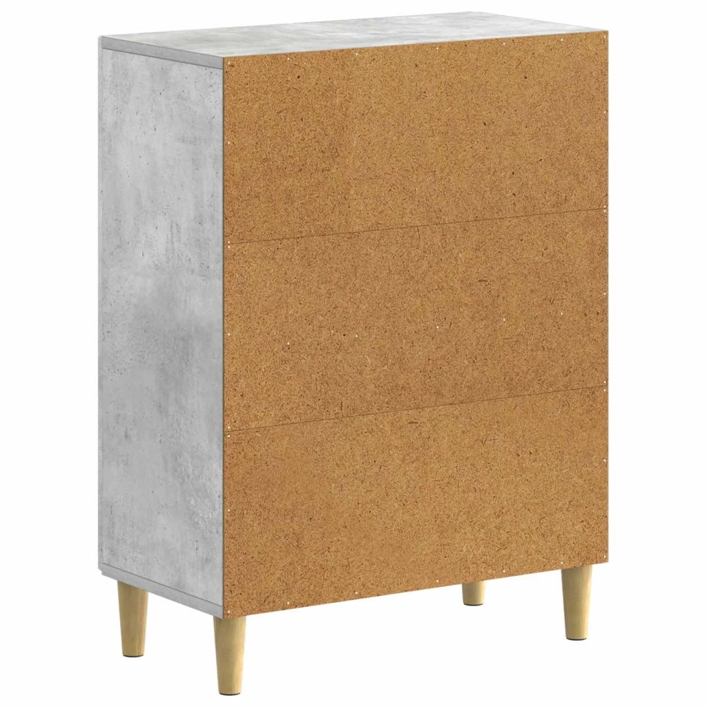 Mobiletto da Bagno DELFT Grigio Cemento 59,5 x 31 x 80 cm 897058