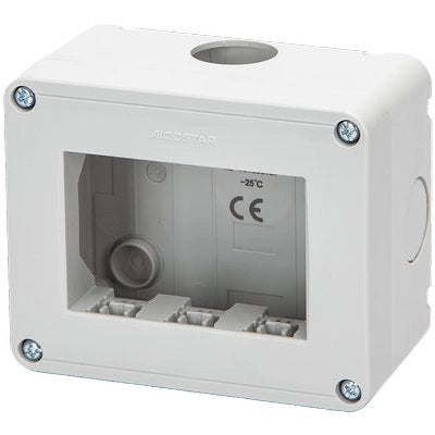 INVOLUCRO A PARETE IP40 - POSTI 3 MM 101X83 H.MM 55 X ABM- 6 pezzi