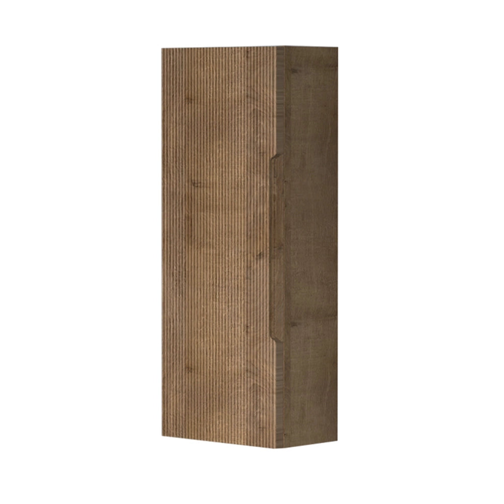 Pensile bagno sospeso H 75 cm rovere cannettato reversibile Rigo