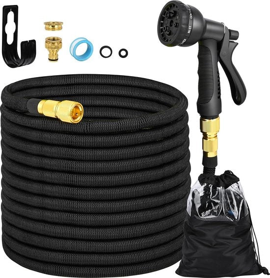 Serpente per giardino - Serpente per giardino da 30 metri - Serpenti per giardino - Serpente per giardino flessibile - Da non mancare in il vostro giardino!