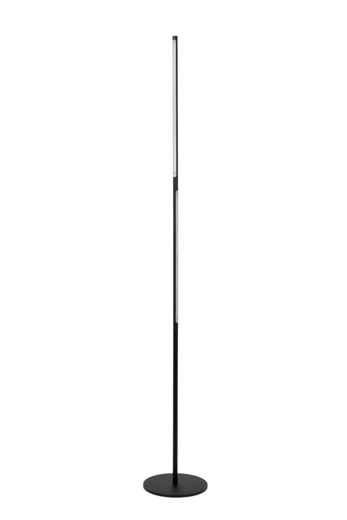 Lampada da terra FINAN LED 30W nera dimmerabile Lucide