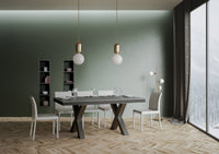 Tavolo Allungabile 180-440x90x77 cm Traffic Evolution Cemento