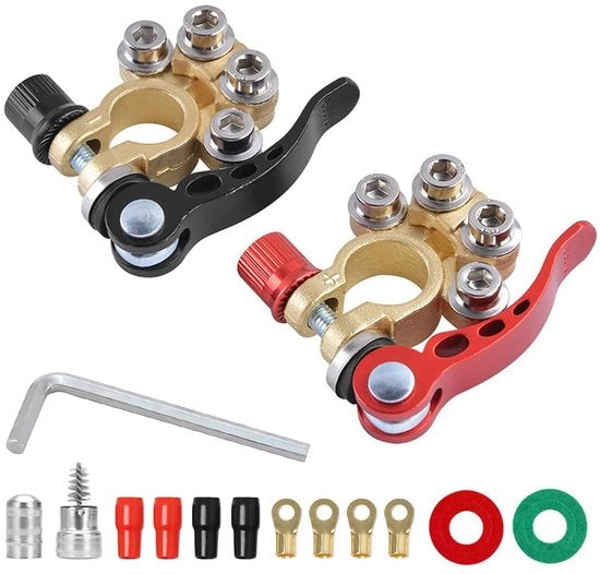 Connessioni veloci - Installazione affidabile - 12V/24V - Adatto per auto e camion - 14 pezzi