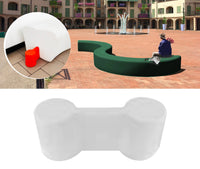 Giunto per Collegare più Panche da Esterno Althea di Arkema Bianco