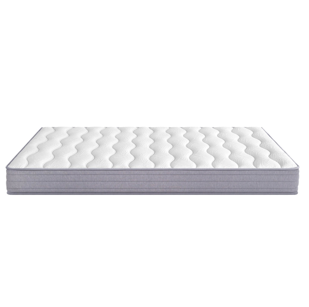 Letto imbottito 90x200 cm con LED; USB e vano contenitore; grigio; con materasso