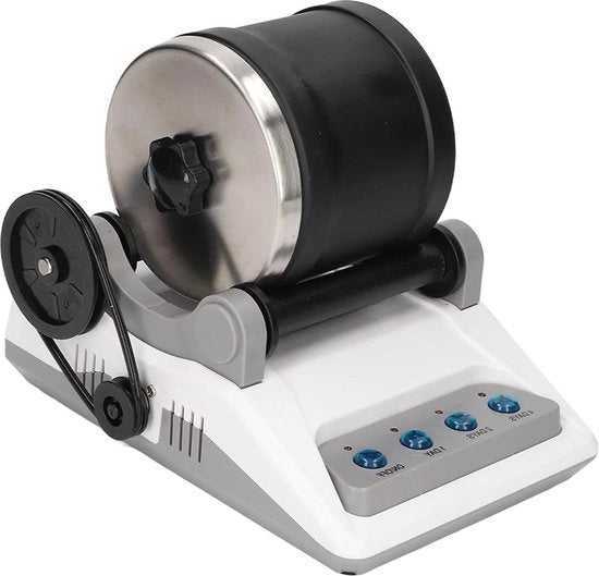 Tumblatore a Ruota Rotativa per DIY - 100-240 V - Set di Ciotole in Metallo ABS - per Adulti e Bambini