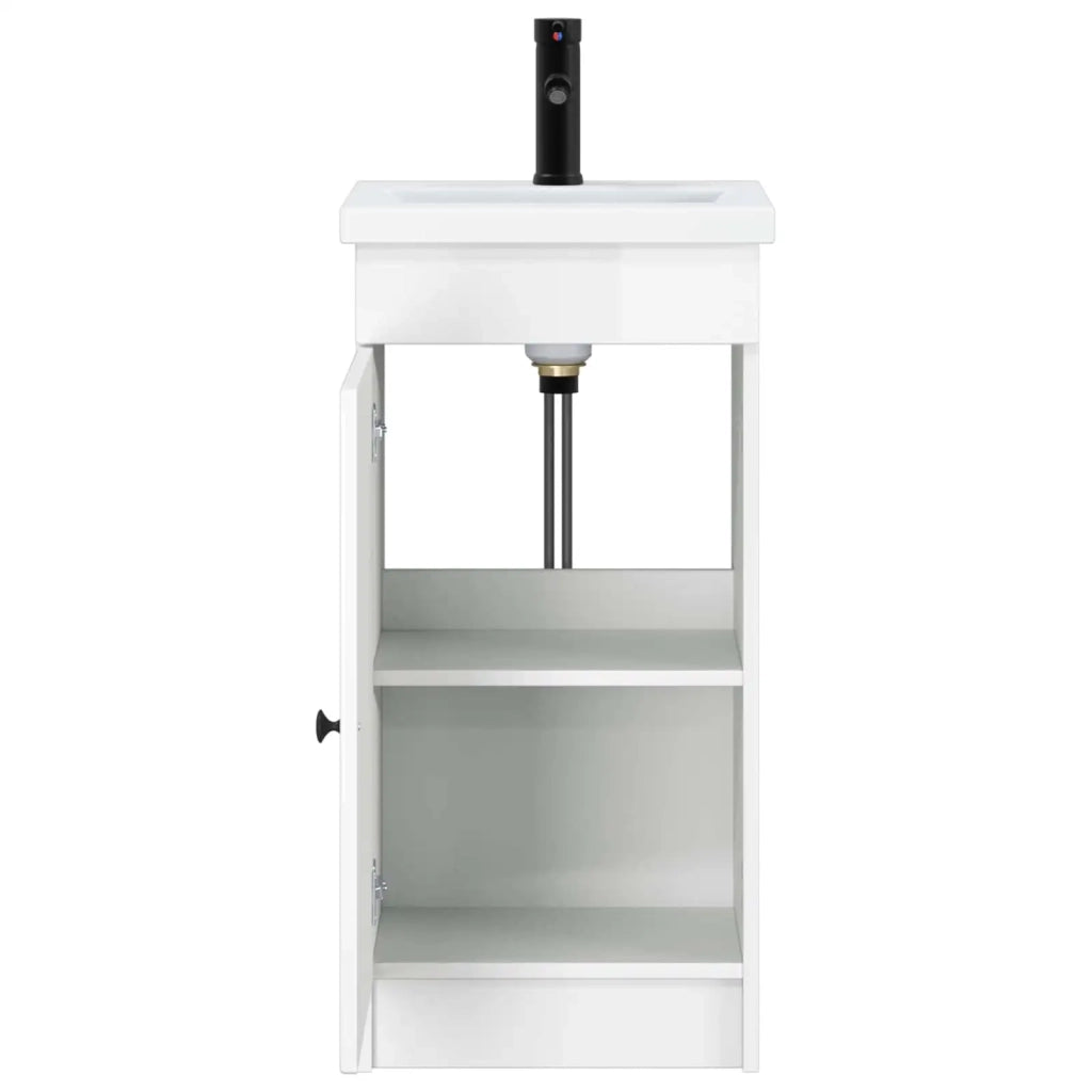 Mobile da bagno con lavabo Bianco Lucido 42 x 40 x 84,5 cm 890058