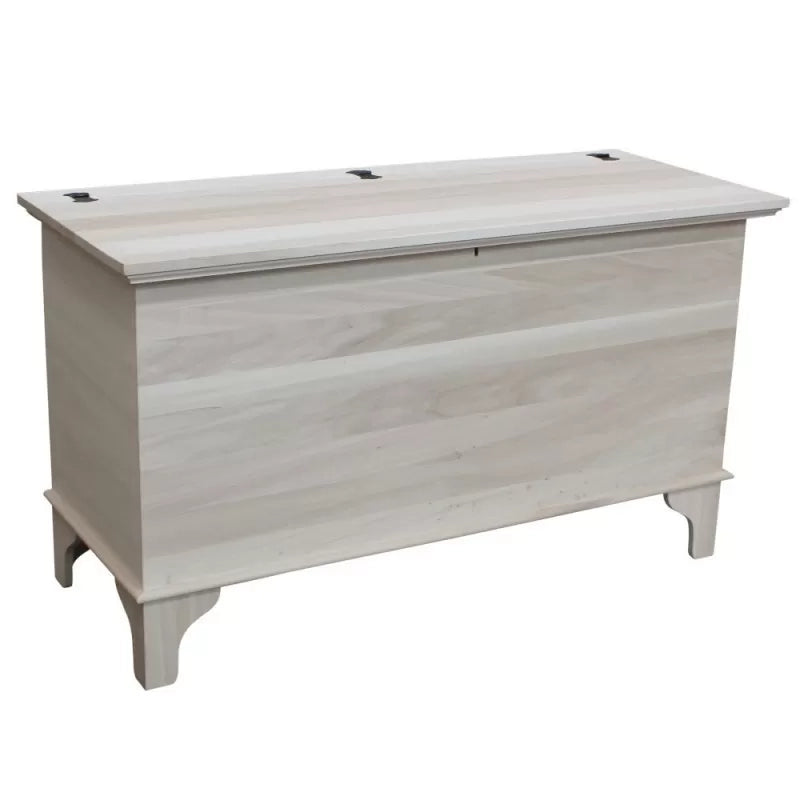 Cassapanca in legno laccato verde con profilo bianco l.137 x p.57 h.80 (2135) - Mobili 2G